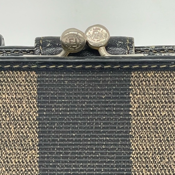 Fendi Pequin Snap Closure and Kisslock Wallet - Picture 5 of 16